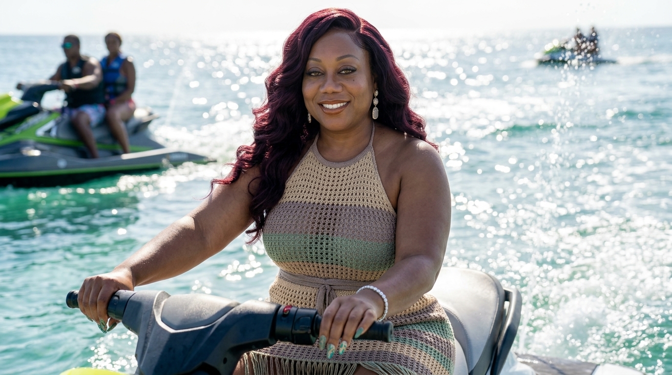 Sabrina on the water, Elite Tripps